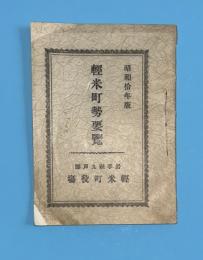 昭和10年版　軽米町要覧