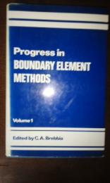 洋書  Progress in BOUNDARY ELEMENT METHODS 1