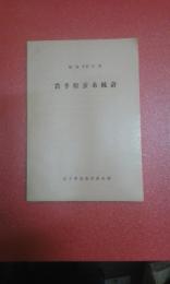 昭和3６年度　岩手県蚕i糸統計