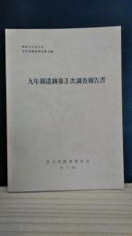 文化財調査報告第１８集　九年橋遺跡第３次調査報告書