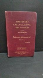 machinery calculations 　10版　洋書　計算機　写真・イラスト多数