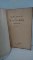 Grobe deutsche Ñaturforscher 　洋書