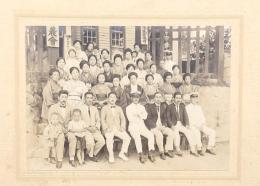 古寫眞 農会千厩出張所前にて