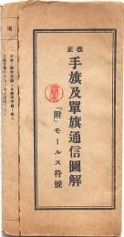 改正 手旗及単旗通信圖解