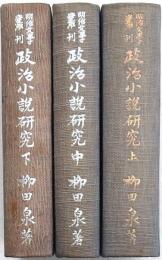 政治小説研究 上中下揃