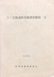 十三宝塚遺跡発掘調査概報Ⅱ