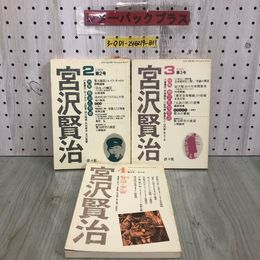 3_  3冊まとめ セット 宮沢賢治 1982年 第2号 1983年 第3号 1984年 第4号 洋々社 賢治と宗教 雨ニモマケズ 賢治と宇宙 シミ汚れ有