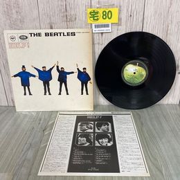 3_  LP THE BEATLES HELP！ ザ・ビートルズ 4人はアイドル EAS-80554