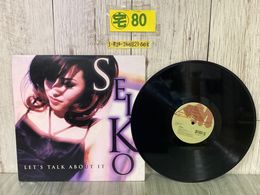 3_  LP 松田聖子 LET’S TALK ABOUT IT レッツ・トーク・アバウト・イット 31458-1563-1 ライナー欠