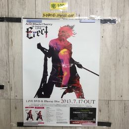 3_  ポスター Acid Black Cherry 5th Anniversary Live Erect ABC yasu 515mm×728mm B2サイズ シミ汚れ・傷有