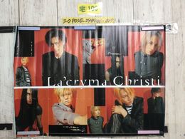 3_  ポスター La cryma Christi ラクリマクリスティー 515mm×728mm B2サイズ シミ汚れ・折れ破れ有 巻き跡有