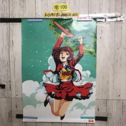 3_  ポスター トップをねらえ！ タカヤノリコ 美樹本晴彦 バンダイ・ビクター音産 GAINAX 約 515mm×728mm B2サイズ 傷・シミ有り