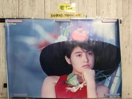 3_  ポスター 荻野目洋子 246 CONNECTION Victor JVC OGINOME YOKO 594mm×841mm A1サイズ シミ汚れ・傷折れ有