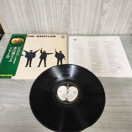 3_    LP The Beatles ビートルズ Help! 4人はアイドル ヘルプ！AP-8151 帯付き 001203