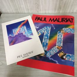 1_　パンフ ポスター付 ポール・モーリア PAUL MAURIAT 1980年 昭和5０年 日本来日10周年 由紀さおり 240022