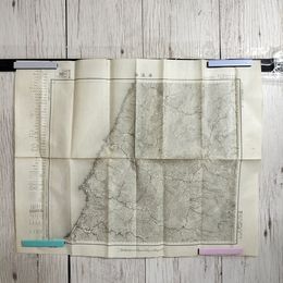 1_　地図 湯温海 大正5年3月30日発行 1930 山形 新潟 5万分の1 ヤケ 折れ目あり 220059