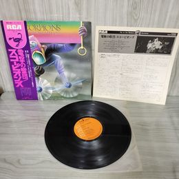 1_　LP スコーピオンズ 電撃の蠍団 帯付き ジャケ一部剥がれあり RVP-6089 130090