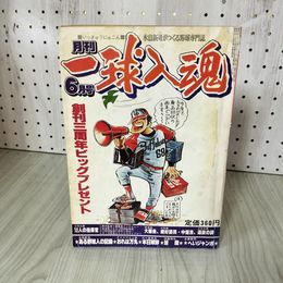 1_　月刊 一球入魂 6月号 昭和55年 表紙シミ 水島新司 近鉄 西本監督/絶好調男、中畑清 210084