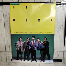 1_　ポスター 安全地帯 玉置浩二 1986 B2サイズ 300086