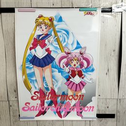 1_　ポスター 美少女戦士セーラームーンS B2サイズ ちびうさ うさぎ バンプレスト 筒付き 非売品 300094