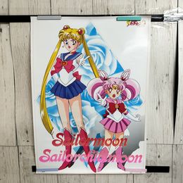 1_　ポスター 美少女戦士セーラームーンS B2サイズ ちびうさ うさぎ バンプレスト景品 筒付き 非売品 300090