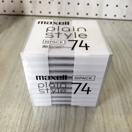 1_　未開封 maxell マクセル MD 10パック plain style 74 録音用ミニディスク PLMD74.10P 300057