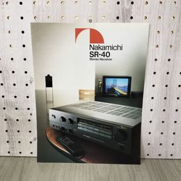 1_　【カタログのみ】Nakamichi SR-40 Stereo Receiver ナカミチ 昭和62年6月 200096