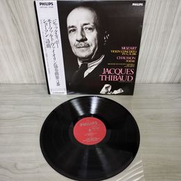 1_　LP 帯付き ジャック・ティボー モーツァルト ヴァイオリン協奏曲第3番 ショーソン 詩曲  20PC-24(M)  160049