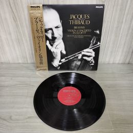 1_　LP 帯付き ブラームス ヴァイオリン協奏曲 ジャック・ティボー 27PC-87(M) 160045