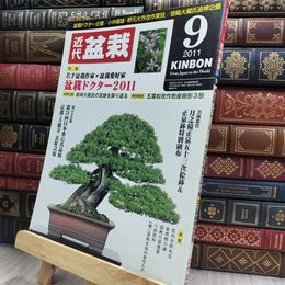 8_  月刊 近代盆栽 2011年 9月号 407号 ヤケ シミあり 220076