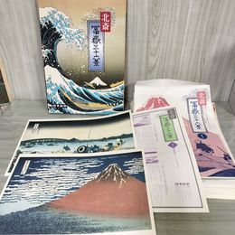1_　36枚揃 北斎 冨嶽三十六景 額絵シリーズ 函入 040018