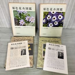 1_　計2冊 原色花卉図鑑 上下 宿根・球根編 1・2年草、花木編 塚本洋太郎著  090089