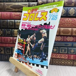 8_  週刊プロレス No.136 1986年 昭和61年 3月25日 ヤケ シミあり 050305