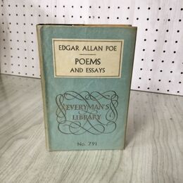 1_　洋書 Edgar Allan Poe エドガー・アランポー poems and essays everymans library 070097