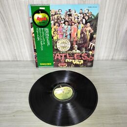 1_　LP 帯付き ビートルズ「サージェント・ペパーズ・ロンリー・ハーツ・クラブ・バンド AP-8163  230078