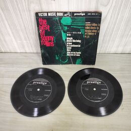 1_　EPソノシート 2枚入 THE BEST OF SONNY ROLLINS ソニー・ロリンズの芸術 多少歪み？あり 190127