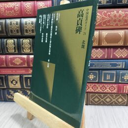 8_  中国法書ガイド(24) 高貞碑 北魏 二玄社 070270