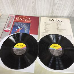 1_　LP 帯付き ２LP ディズニー Disney ファンタジア FANTASIA サウンドトラック 100245