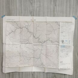 1_　岩手県 川井 大川 1:50000地形図 国土地理院 昭和48年 1973年 古地図 測量 140150