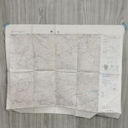 1_　福島県 霊山 舟生 1:25000地形図 国土地理院 昭和47年 1972年 古地図 測量 140165