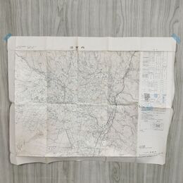 1_　岩手県 沼宮内 荒屋 岩手郡 1:50000地形図 国土地理院 昭和47年 1972年 古地図 測量 140117