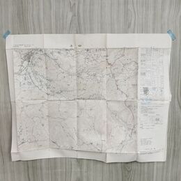 1_　山形県 上山 山形 1:50000地形図 国土地理院 昭和46年 1971年 古地図 測量 赤鉛筆書込み有 140146