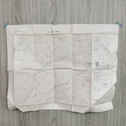 1_　北海道 上足寄 1:50000地形図 国土地理院 昭和47年 1972年 古地図 測量 書込み有 140131