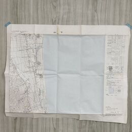 1_　宮城県 山下 荒浜 1:25000地形図 国土地理院 昭和53年 1978年 古地図 測量 140130