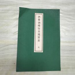 1_　酒醤油桶容量速算表 全 明治23年 1890年 臭いあり 230044