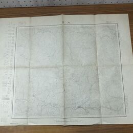 1_　岩手県 大原 一関 大日本帝国地理測量部 大正5年 1916年 五万分一之尺 臭いあり 010167