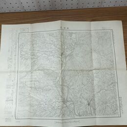 1_　岩手県 黒沢尻 黒澤尻 北上 大日本帝国地理測量部 大正5年 1916年 五万分一之尺 臭いあり 010170