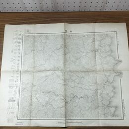 1_　岩手県 田老 大日本帝国地理測量部 大正7年 1918年 五万分一之尺 臭いあり 010171