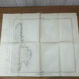 1_　岩手県 ?崎 ?ヶ崎 宮古 大日本帝国地理測量部 大正7年 1918年 五万分一之尺 臭いあり 010177