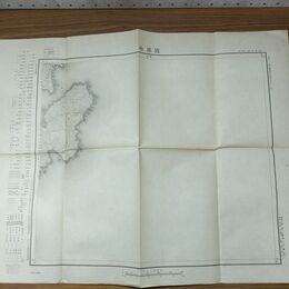 1_　岩手県 霞露岳 山田 下閉伊郡 大日本帝国地理測量部 大正7年 1918年 五万分一之尺 臭いあり 010180
